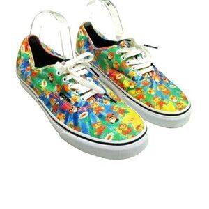 Vans x Nintendo Mario Bros Game Over Sneakers Womens 10.5 Men's 9 Retro Game EUC
